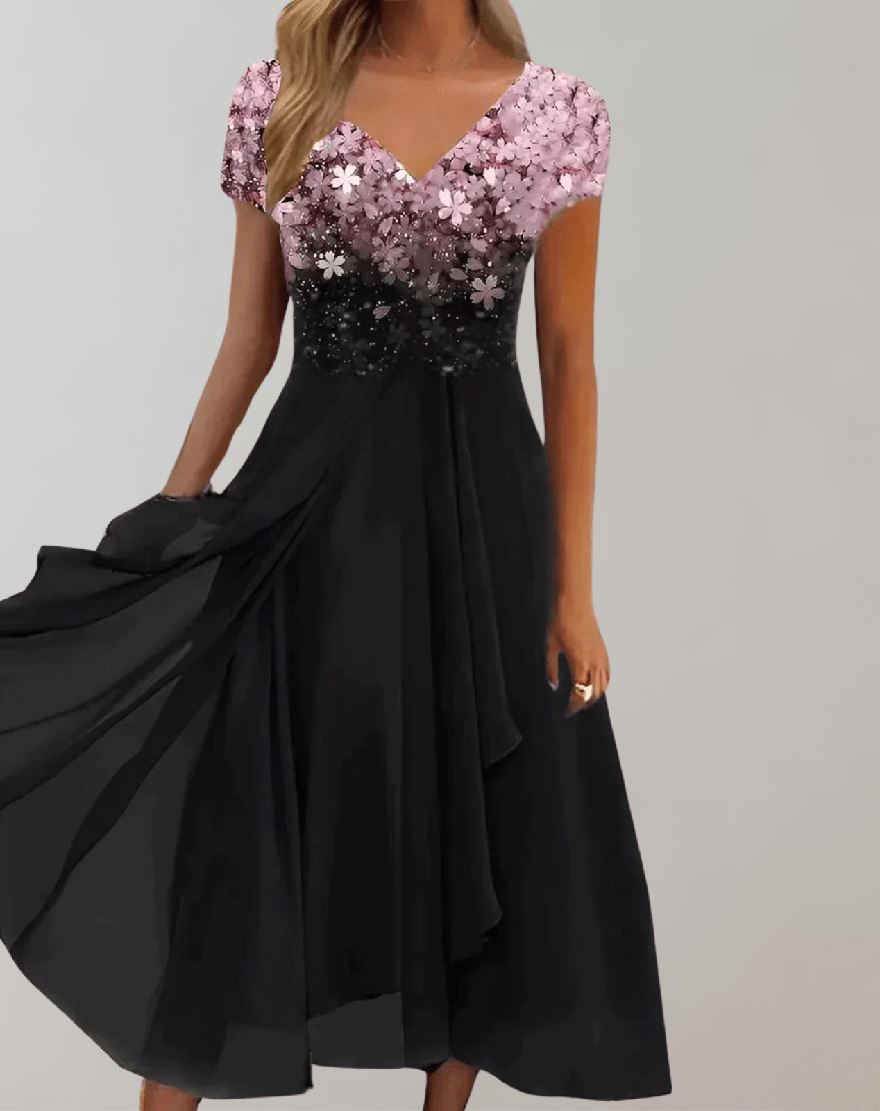Elegant bloemen jurk voor dames