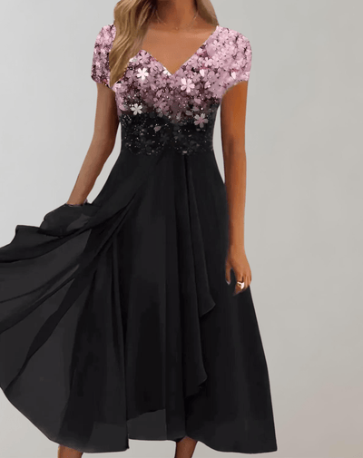 Elegant bloemen jurk voor dames