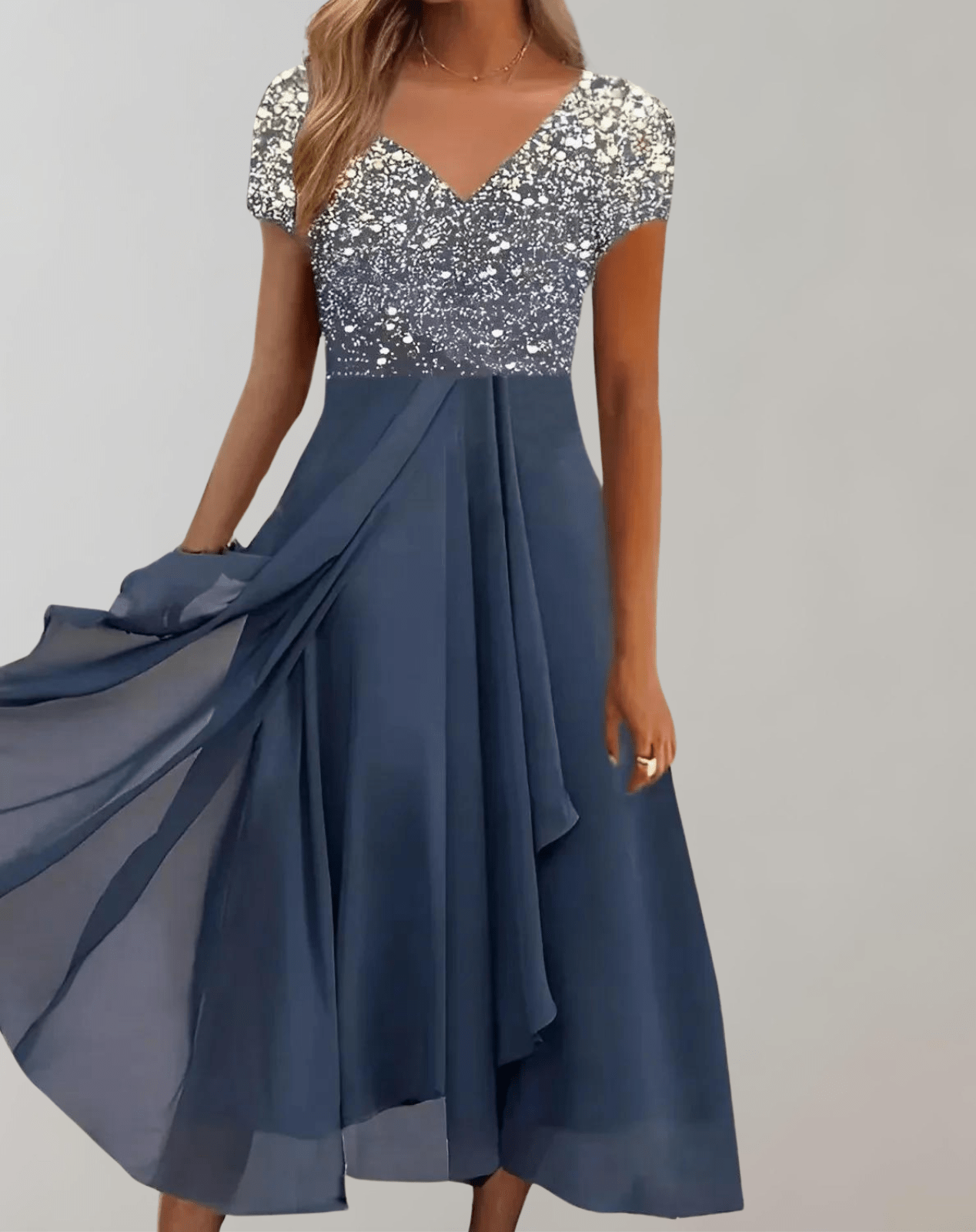 Elegant bloemen jurk voor dames