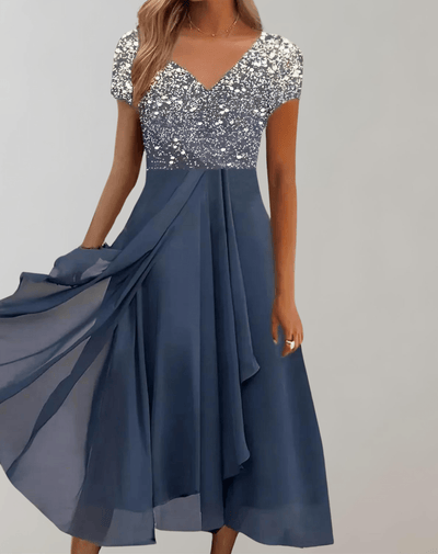 Elegant bloemen jurk voor dames