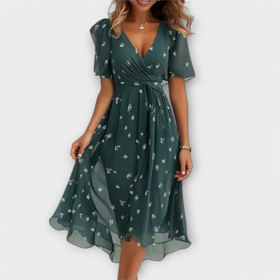 Elegante V-hals Jurk voor Dames