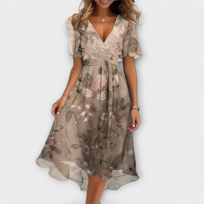 Elegante V-hals Jurk voor Dames