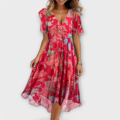 Elegante V-hals Jurk voor Dames