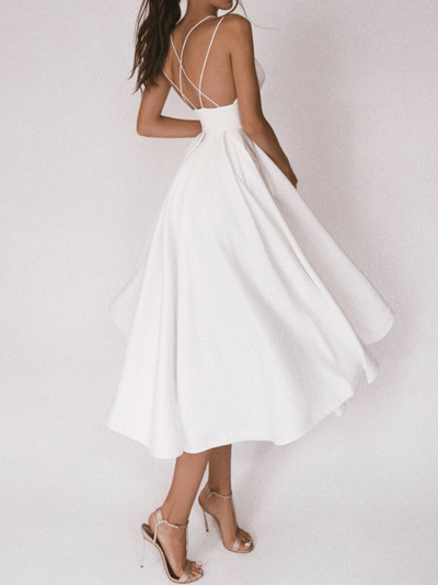 Elegante V-hals Jurk voor Dames
