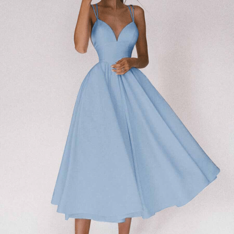 Elegante V-hals Jurk voor Dames