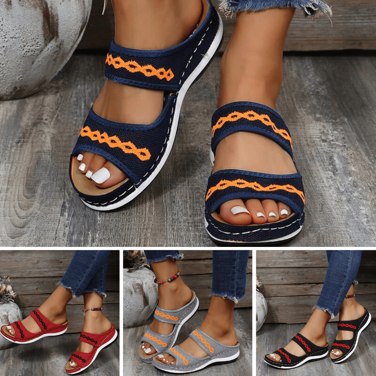 Modieuze orthopedische sandalen voor vrouwen