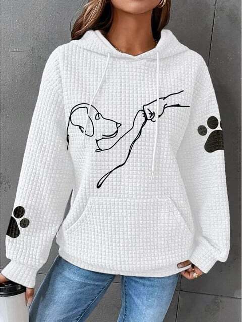 Comfortabele Dames Hoodie van Zachte Mix van Polyester en Katoen
