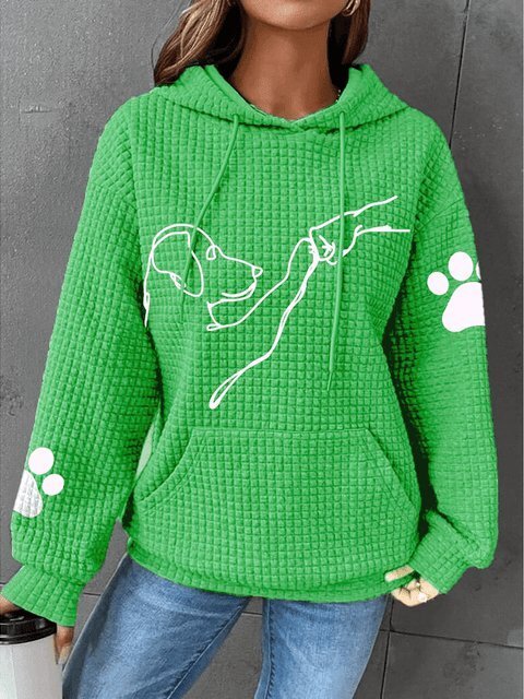Comfortabele Dames Hoodie van Zachte Mix van Polyester en Katoen