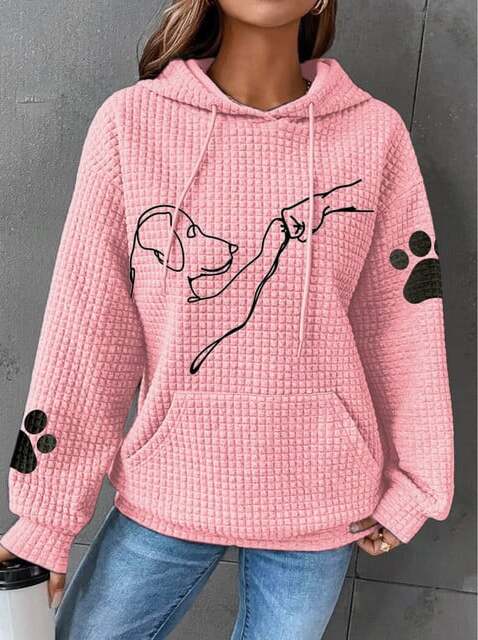 Comfortabele Dames Hoodie van Zachte Mix van Polyester en Katoen