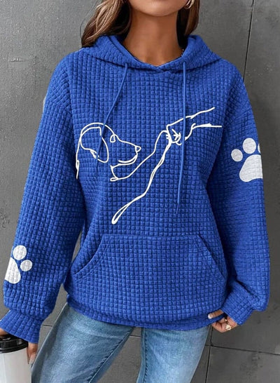 Comfortabele Dames Hoodie van Zachte Mix van Polyester en Katoen