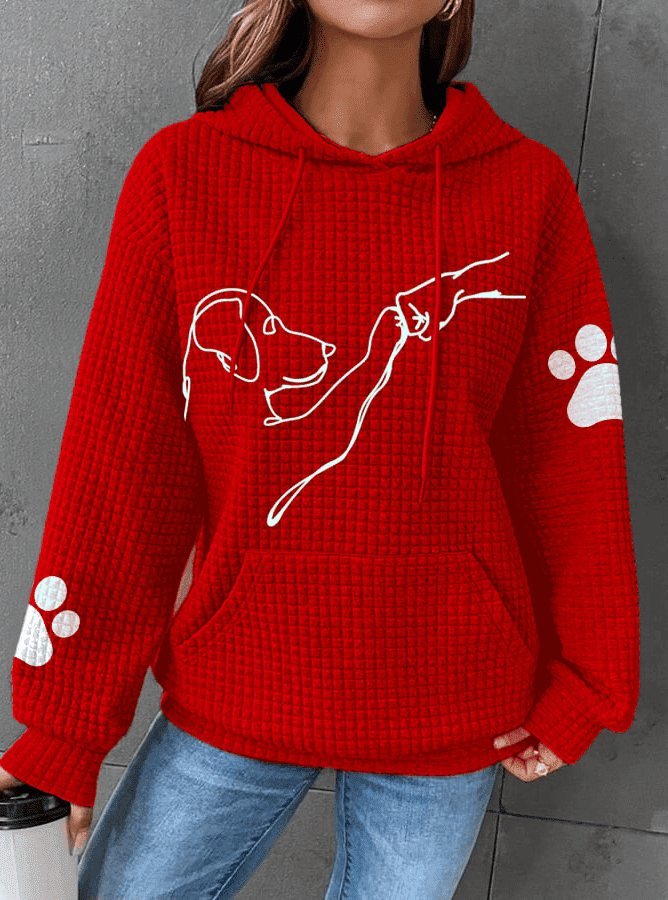 Comfortabele Dames Hoodie van Zachte Mix van Polyester en Katoen