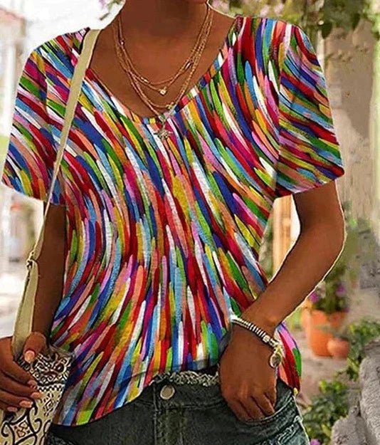 Chique top met bloemendessin voor dames