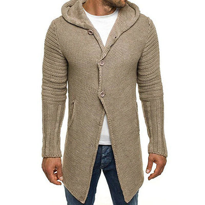 Lange Elegante Cardigan voor Mannen