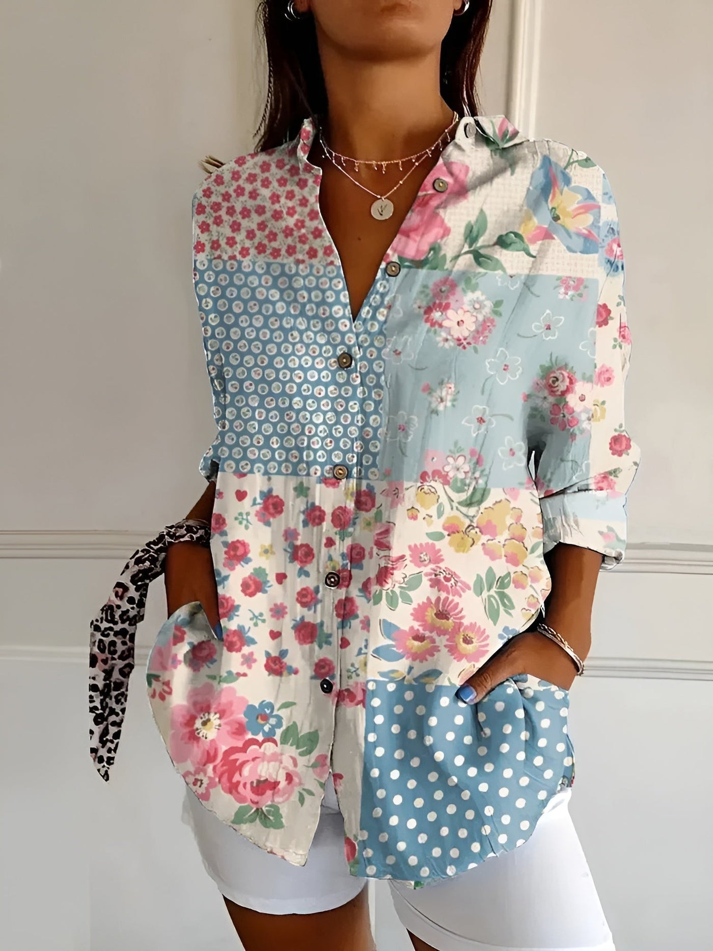Floral Bedrukte Tuniek voor Dames