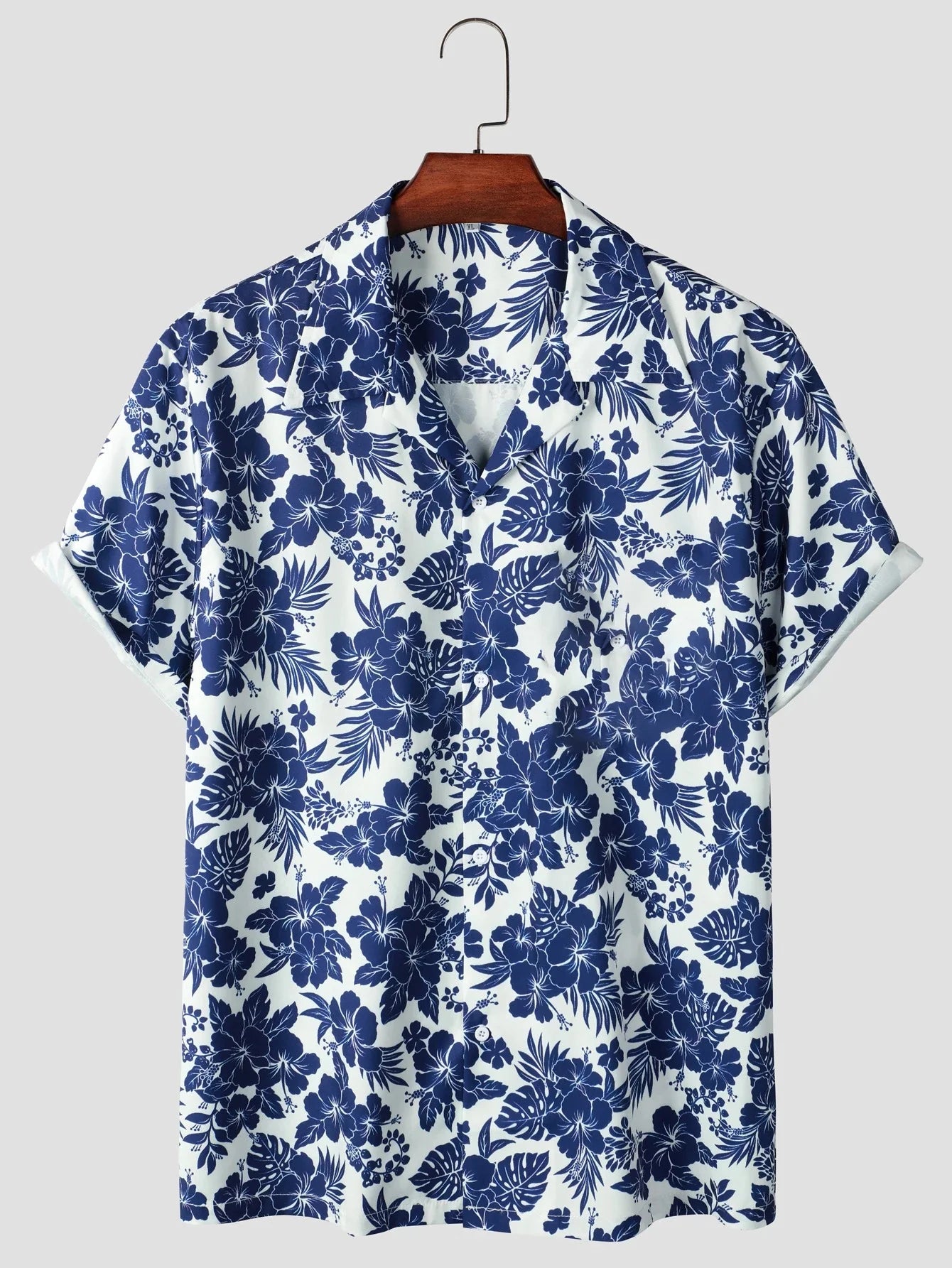 Santiago-bloemenprint hawaiishirt Voor heren